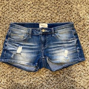 BKE denim jean shorts